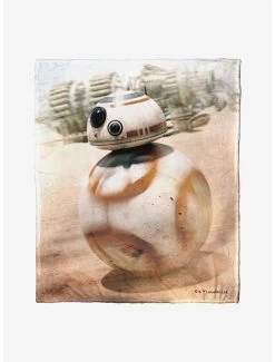 Star Wars Bb-8 Droid Throw Blanket