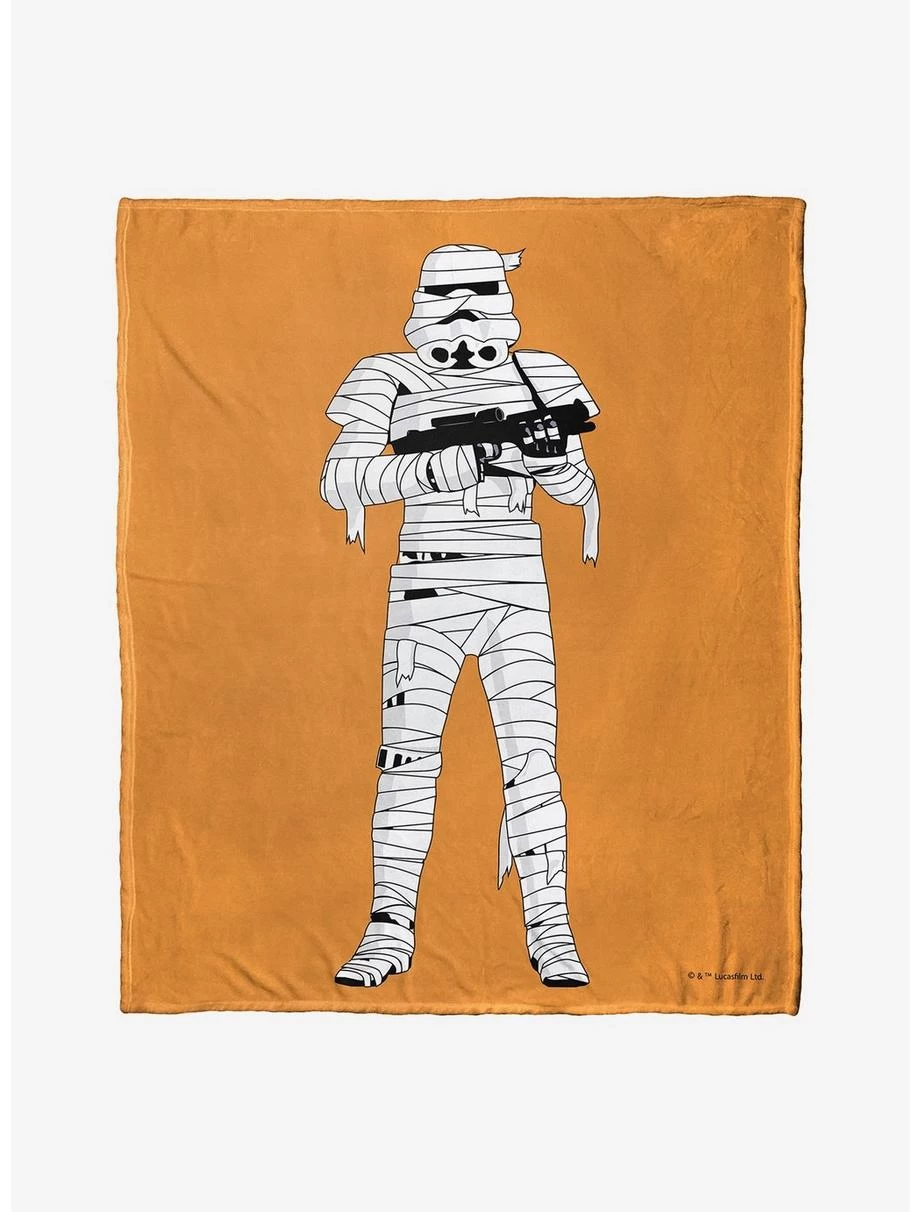 Star Wars Mummy Trooper Throw Blanket 3 Star Wars Mummy Trooper Throw Blanket