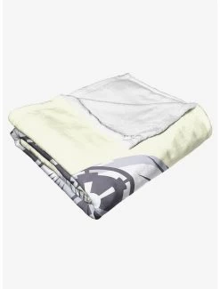 Star Wars Storm Trooper Decorated Helmet Throw Blanket -Home Furnishings Discount Store 19293375 av3