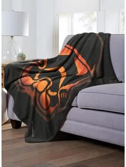 Star Wars Storm Trooper Jack-O'-Lantern Throw Blanket -Home Furnishings Discount Store 19293378 av2