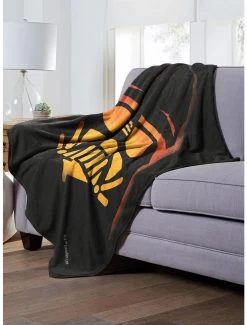 Star Wars Vader Jack-O'-Lantern Throw Blanket -Home Furnishings Discount Store 19293387 av2
