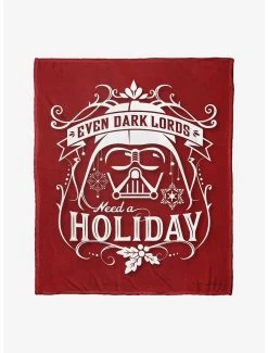 Star Wars Holiday Lord Throw Blanket