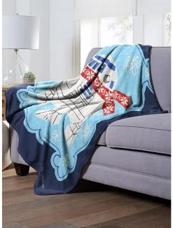 Star Wars Snowy R2D2 Throw Blanket -Home Furnishings Discount Store 19293675 av2