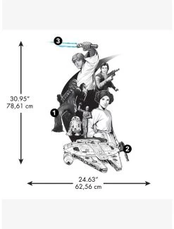 Star Wars Peel & Stick Giant Wall Decal -Home Furnishings Discount Store 19321555 av2