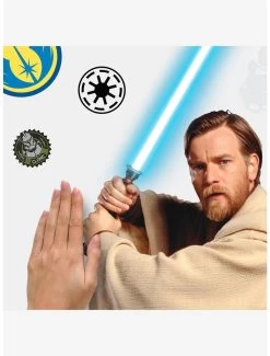 Star Wars Classic Obi-Wan Peel & Stick Giant Wall Decals 12 Star Wars Classic Obi-Wan Peel & Stick Giant Wall Decals -Home Furnishings Discount Store 19321583 av4