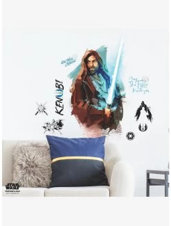 Star Wars Obi Wan Kenobi Painted Peel & Stick Giant Wall Decals 11 Star Wars Obi Wan Kenobi Painted Peel & Stick Giant Wall Decals -Home Furnishings Discount Store 19321585 av3