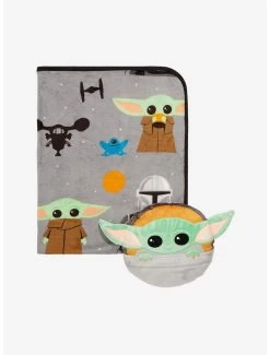 Star Wars The Mandalorian Grogu Pillow And Blanket Set