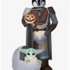 Star Wars The Mandalorian And The Child With Pumpkin Scene Airblown -Home Furnishings Discount Store 19641746 hi