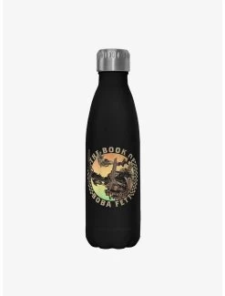 Star Wars The Book Of Boba Fett Bounty Time Black Stainless Steel Water Bottle