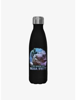 Star Wars The Book Of Boba Fett Got Your Back Black Stainless Steel Water Bottle