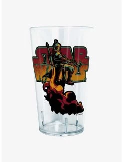 Star Wars The Book Of Boba Fett Logo Fett Pint Glass