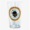 Star Wars The Book Of Boba Fett New Boss Badge Pint Glass -Home Furnishings Discount Store 19722557 hi