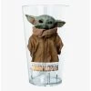 Star Wars The Mandalorian Full Size Pint Glass -Home Furnishings Discount Store 19722587 hi