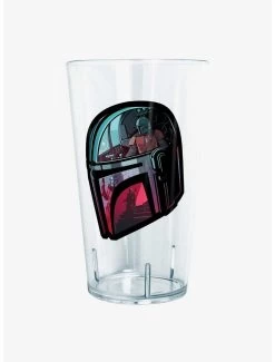 Star Wars The Mandalorian Helmet Explanation Pint Glass