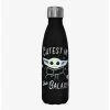 Star Wars The Mandalorian Cutest In The Galaxy Black Stainless Steel Water Bottle -Home Furnishings Discount Store 19722657 hi
