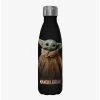 Star Wars The Mandalorian Full Size Black Stainless Steel Water Bottle -Home Furnishings Discount Store 19722667 hi