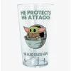 Star Wars The Mandalorian Naps Pint Glass -Home Furnishings Discount Store 19722707 hi