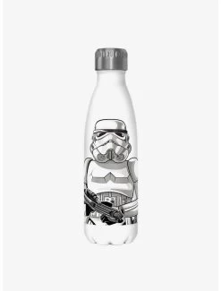 Star Wars Storm Trooper Suit White Stainless Steel Water Bottle