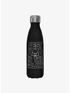 Star Wars Galaxy Dad Black Stainless Steel Water Bottle