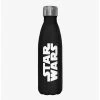 Star Wars Simplest Logo Black Stainless Steel Water Bottle -Home Furnishings Discount Store 19723213 hi