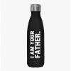 Star Wars The Father Black Stainless Steel Water Bottle