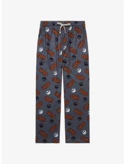 Star Wars Chewbacca & Rebel Logo Allover Print Sleep Pants - BoxLunch Exclusive