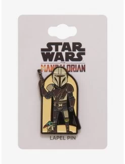 Star Wars The Mandalorian Chibi Mando & Grogu Enamel Pin - BoxLunch Exclusive 5 Star Wars The Mandalorian Chibi Mando & Grogu Enamel Pin - BoxLunch Exclusive -Home Furnishings Discount Store 19995779 av1
