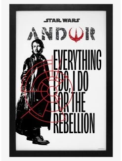 Star Wars Andor I Do Framed Wood Poster