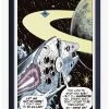 Star Wars Comic Millenium Falcon Framed Wood Poster -Home Furnishings Discount Store 20132063 hi