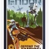 Star Wars Endor Framed Wood Poster -Home Furnishings Discount Store 20132065 hi