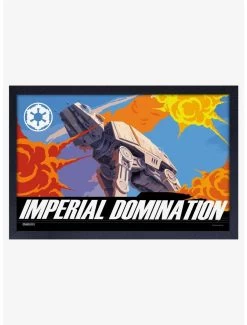Star Wars Imperial Domination Framed Wood Poster