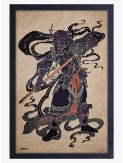 Star Wars Japanese Vader Framed Wood Poster