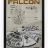 Star Wars Milennium Falcon S Framed Wood Poster -Home Furnishings Discount Store 20132077 hi