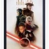 Star Wars Obi-Wan Group Pose Framed Wood Poster -Home Furnishings Discount Store 20132095 hi