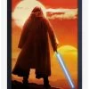 Star Wars Obi-Wan Sunset Saber Framed Wood Poster -Home Furnishings Discount Store 20132107 hi