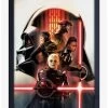 Star Wars Obi-Wan Vader Group Framed Wood Poster -Home Furnishings Discount Store 20132109 hi