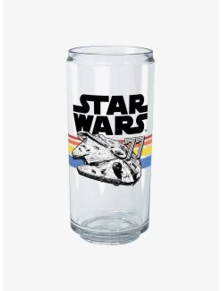 Star Wars Vintage Falcon Stripes Can Cup