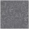 Star Wars Saga Grey Line Sketches Peel And Stick Wallpaper -Home Furnishings Discount Store 20754773 hi